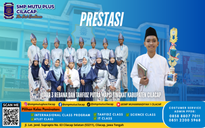 Alhamdulillah! SMP MUTU PLUS CILACAP SABET 2 JUARA di MAPSI TINGKAT KABUPATEN CILACAP